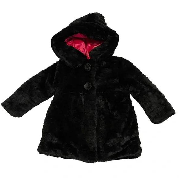 BCX Jackets Coats Bcx Girl Furry Blackpink Reversible Coat